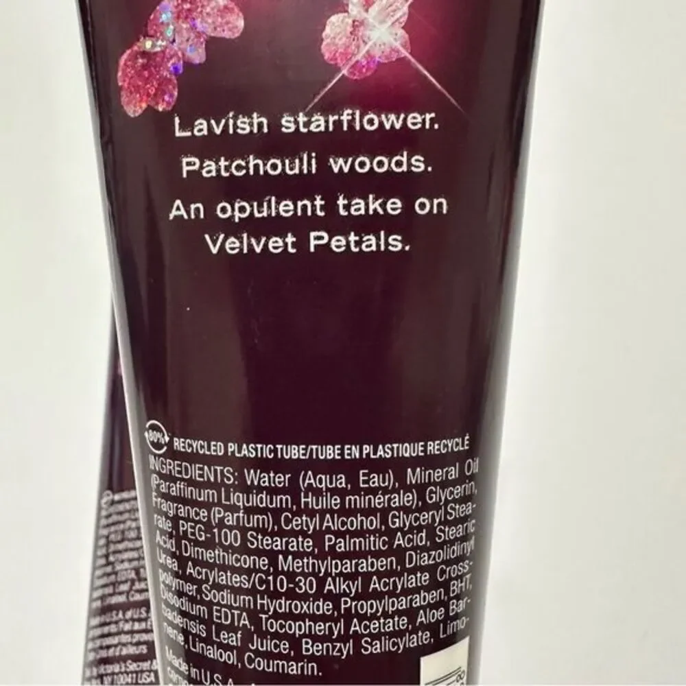 2 VICTORIA'S SECRET VELVET PETALS LUXE LOTION LAVISH STARFLOWER PATCHOULI‎ WOODS